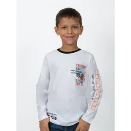 3PIN Boys Typography Printed Cotton T-shirt-picture-26