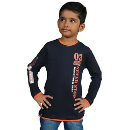 3PIN Boys Typography Printed Cotton T-shirt-picture-29