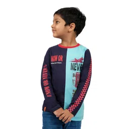 3PIN Boys Typography Printed Cotton T-shirt-picture-25