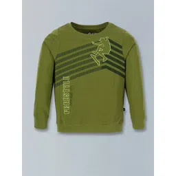 3PIN Boys Typography Printed Round Neck Long Sleeves Cotton Pullover Sweatshirt-picture-38