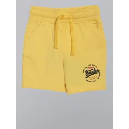 3PIN Boys Yellow Cotton Regular Fit Shorts-picture-28