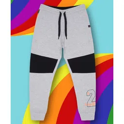 3PIN Cotton Colour Blocked Joggers - Grey-picture-20