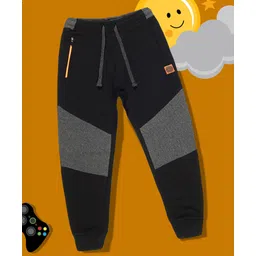 3PIN Cotton Cut & Sew Joggers - Black-picture-18