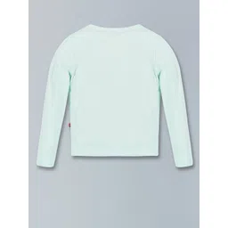 3PIN Girls Typography Printed Round Neck Long Sleeves Cotton Pullover Sweatshirt image 2