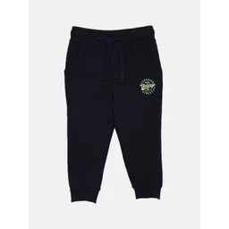 3PIN Infant Boys Navy Blue Cotton Solid Joggers-picture-50