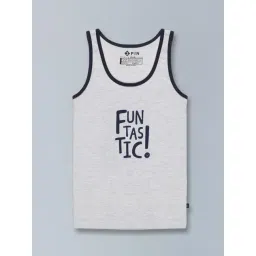 3PIN Kids Grey Cotton Printed Vest-picture-22