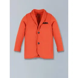 3PIN Kids Orange Cotton Blazer-picture-16