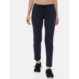 3PIN Women Navy Blue Solid Slim-Fit Track Pants-picture-27