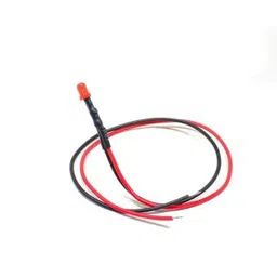 3V 3MM Red LED Indicator Light with 20CM Cable (Pack of 5)-picture-26