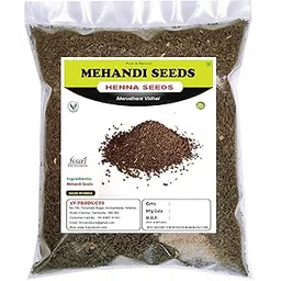 3V PRODUCTS Dried Mehendi Seeds 50g | Maruthani Seeds | Henna Seeds | Lawsonia Inermis for Gradening | Hair growth | Pooja Sambrani at Home | Health Benefits | Skin care-picture-50