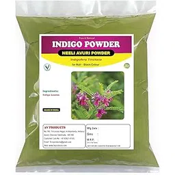 3V PRODUCTS Natural Indigo Powder for Hair Black Colour 1Kg | Neeli Avuri | Neel Patti | Indigofera Tinctoria for Natural Hair Coloring-picture-41