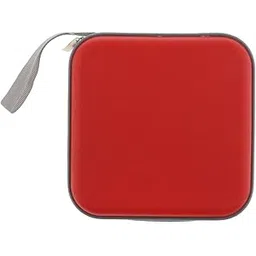 40 Disc CD Wallet DVD Case Storage Holder Bag Carry Protector Plastic Red-picture-15