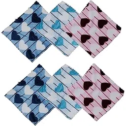 400 GSM Microfiber Handkerchief, Super Soft & Absorbent Hankies for Women, Kids & Newborns, 25x25 cm (Pack of 6)-picture-29