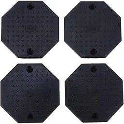 4Pcs Heavy Duty Rubber Car Lift Arm Pads Equipment Kit Black Octagon-picture-50