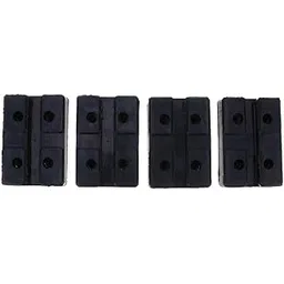 4Pcs Heavy Duty Rubber Car Lift Arm Pads Equipment Kit Black Square-picture-30