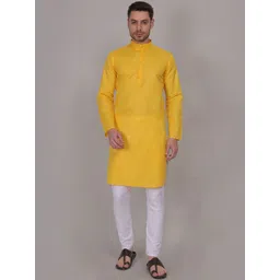 4u Fashion Men Regular Kurta with Trousers-picture-34