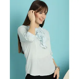 4WRD by Dressberry Cascading Ruffle Neck Top-picture-12