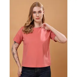 4WRD by Dressberry Women Dry Fit Solid Round Neck T-shirt-picture-29