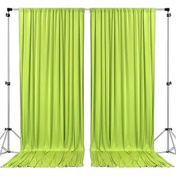 4x12FT Wrinkle Free Decoration Backdrop Olive Green Curtain Drapes Backdrop Panels Background for Photography Wedding Parties Birthday Anniversary Function (Pack of 2)-picture-30