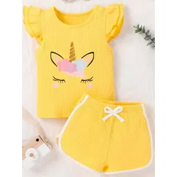 4YOU DRESSES Girls Printed Top With Shorts-picture-24