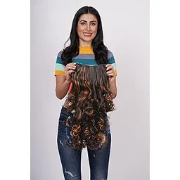 5 clip brown wavy (highlight)-picture-48