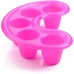 5 Fingers Holes Soak Bowl Nail Art Tips Hand Soak Tray Nail Soaking Manicure Bowl for Acrylic Nail Remover Multicolor-picture-12
