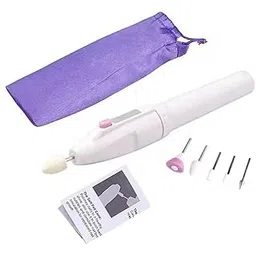 5 In 1 Art Tip Electric Nails Decorator Salon Sharper Grinder Drill Machine Polish Manicure Pedicure Grooming Tool Kit nail drill bits machine gel tip automatic sets nail polish (white)-picture-29