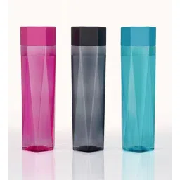 5 needs (Set of 2) 1 Ltr Hexagon Leak Proof Airtight Unbreakable Water Bottle-picture-37
