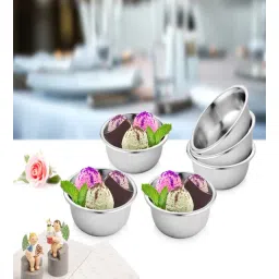 5 needs (Set of 4) 200 ml Stainless Steel Dessert Bowls-picture-27