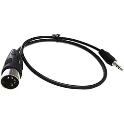 5-Pin DIN-Male Cable, 5 Pin Din MIDI Plug to 3.5mm(1/8in) TRS Stereo Male Jack Stereo Audio Cable for Playing The Electronic Musical Instrument Signal Output 0.5m (1.5 feet,3.5M-5 DIN M)-picture-19