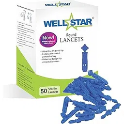 50 ROUND LANCETS BLUE COLOR Glucometer Lancets Glucometer Lancets (50)-picture-24