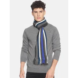 513 Men Beige & Red Woven Design Mufflers-picture-18