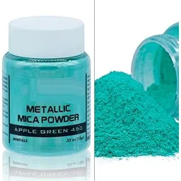 53ARTS® Metallic Mica Powder 15Gms Apple Green-picture-10