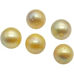 55carat Natural Golden Pearl at Wholesale Rate (Rs 225/carat) Fine Quality Cabochon Round Shape मोती Loose Gemstone for Reselling Astrologers Jewellers-picture-40