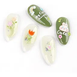 5D Embossed Nail Stickers Nail Art Decor DIY Nail Manicure Tips Gift 5D-K148-picture-21