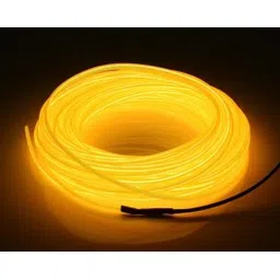 5M Neon Light Dance Party Decor Light Neon LED Lamp Flexible EL Wire Rope Tube Waterproof LED Strip – Only EL Wire -YELLOW-picture-12