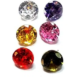 6 Pcs Natural 10mm Zircon Multi Color Round Cut Loose Gemstone Lot For Jewellery Making-picture-42