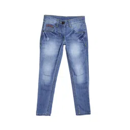 612 league Girls Blue Heavy Fade Jeans-picture-20