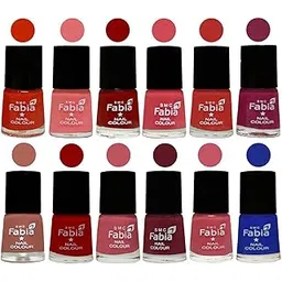 6ml each Glossy Nail Polish | Nail Paint Combo Pack of 12 With Trendy Colors,0542-picture-20