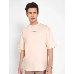 7 Alt By Pantaloons Beige Cotton Oversized Printed T-Shirt-picture-39