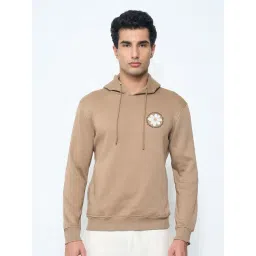 7 Alt By Pantaloons Brown Regular Fit Printed Hoodie-picture-18