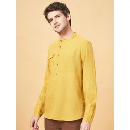 7 Alt by Pantaloons Cotton Linen Casual Shirt image 5