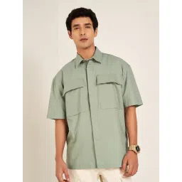 7 Alt By Pantaloons Dark Forest Cotton Loose Fit Shirt-picture-18