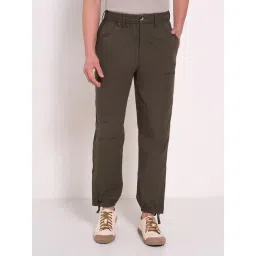 7 Alt By Pantaloons Green Cotton Regular Fit Joggers-picture-23