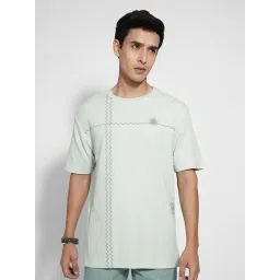 7 Alt By Pantaloons Green Relaxed Fit Printed T-Shirt-picture-34