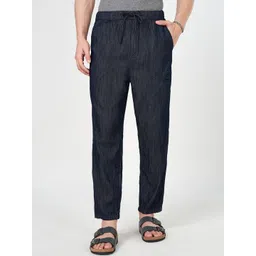 7 Alt by Pantaloons Men Cotton Drawstring Closure Trousers-picture-43