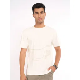 7 Alt by Pantaloons Men Cotton Printed Relaxed Fit T-shirt-picture-39