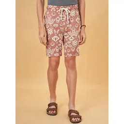 7 Alt by Pantaloons Men Floral Printed Slim Fit Shorts-picture-23