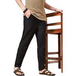 7 alt by pantaloons Men's Mid Rise Comfort Fit Pants-picture-29