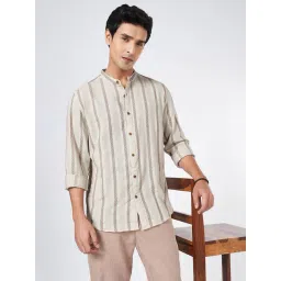 7 Alt by Pantaloons Off White Cotton Relaxed Fit  Shirts-picture-17